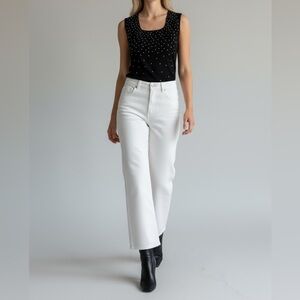 Y2K Black Sleeveless knit Top Small